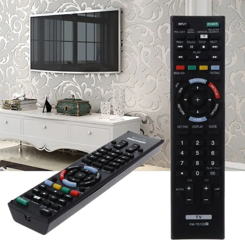 RM-YD103 Remote Control Replacement for Sony Smart TV KDL-60W630B RM-YD102 RM-YD087 KDL-40W590B KDL-40W600B KDL-48W590B KDL-50W7
RM-YD103 Remote Control Replacement for Sony Smart TV KDL-60W630B RM-YD102 RM-YD087 KDL-40W590B KDL-40W600B KDL-48W590B KDL-50W7