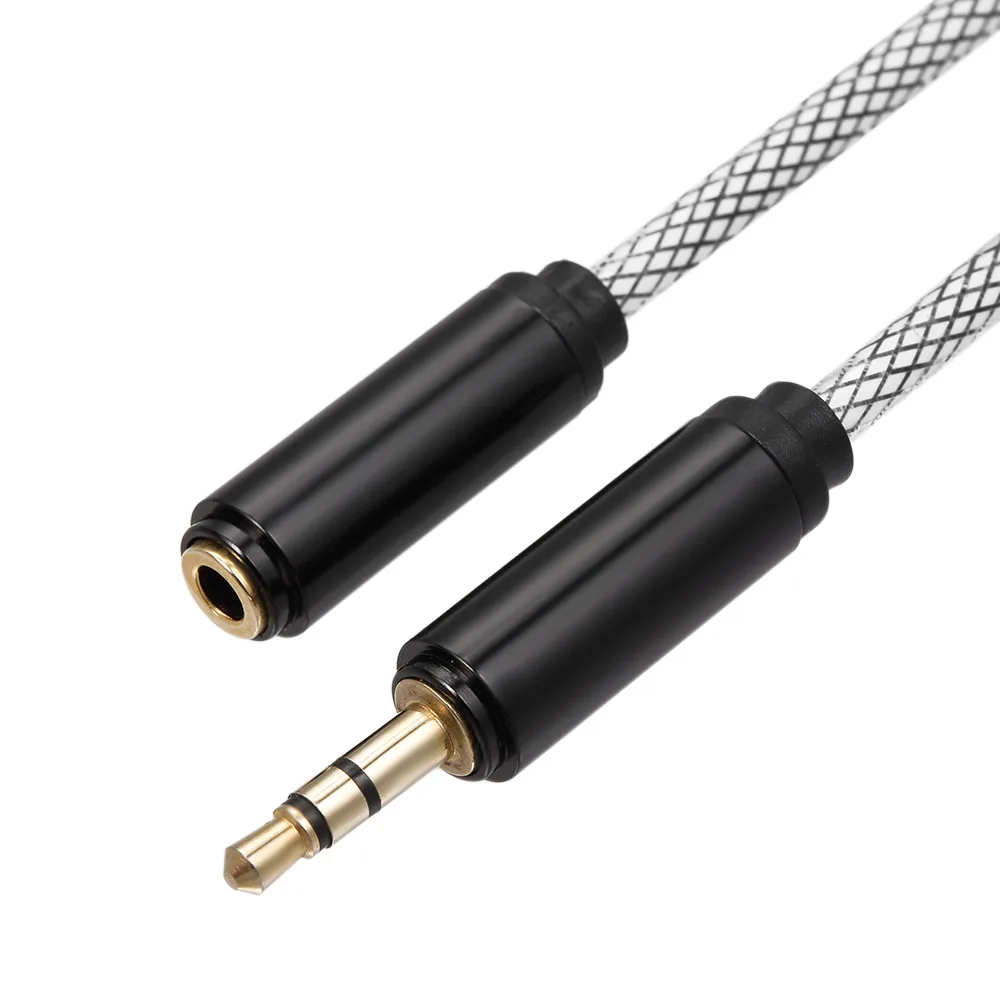 Jack 3.5mm Audio Extension Cable Male to Female Aux Cable 1m Headphone Extension Cable for Computer MobilePhone MP3
Jack 3.5mm Audio Extension Cable Male to Female Aux Cable 1m Headphone Extension Cable for Computer MobilePhone MP3