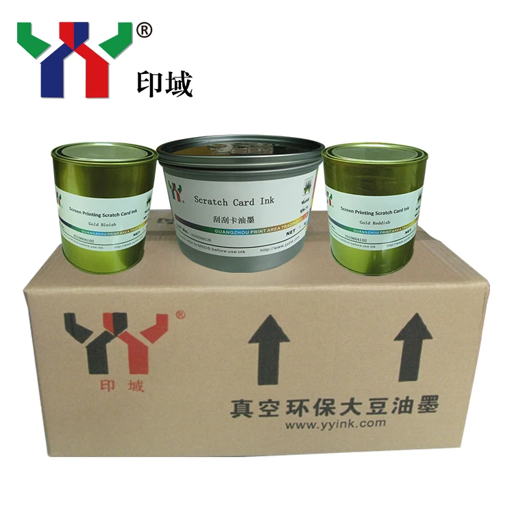 Screen printing scratch off ink for Cover With Varnish paper , Silver color,1kg/can
Screen printing scratch off ink for Cover With Varnish paper , Silver color,1kg/can