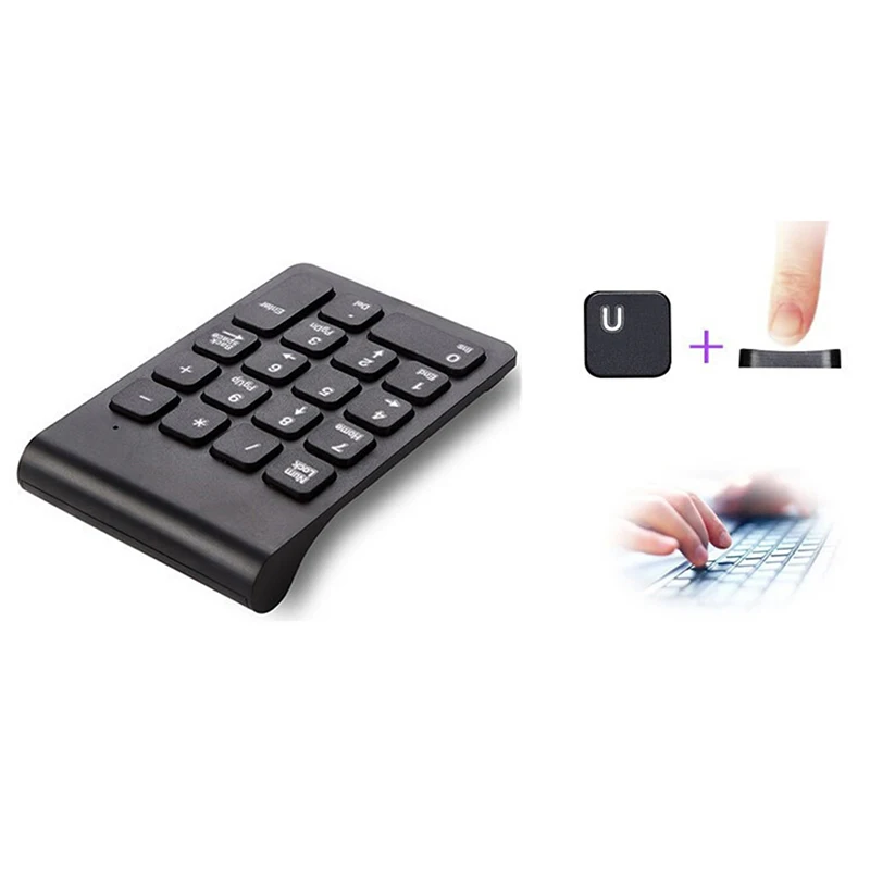 New Pro Numeric Keyboard 2.4G Wireless Keypad Ultra Slim Numeric Keypad 18 Keys With Mini USB Receiver Auto Sleep Mode
New Pro Numeric Keyboard 2.4G Wireless Keypad Ultra Slim Numeric Keypad 18 Keys With Mini USB Receiver Auto Sleep Mode