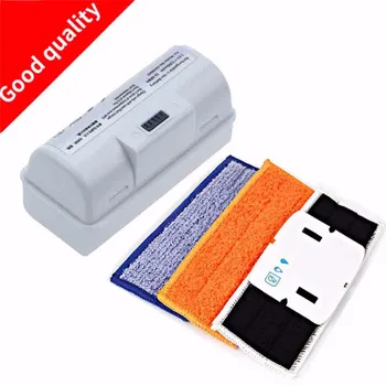 1pc Wet Pad Mop +1pc Damp Pad Mop + 1pcs Dry Pad Mop+ 5300mAh 3.7V Replacement battery for iRobot Braava Jet 240 241 244 robot
1pc Wet Pad Mop +1pc Damp Pad Mop + 1pcs Dry Pad Mop+ 5300mAh 3.7V Replacement battery for iRobot Braava Jet 240 241 244 robot