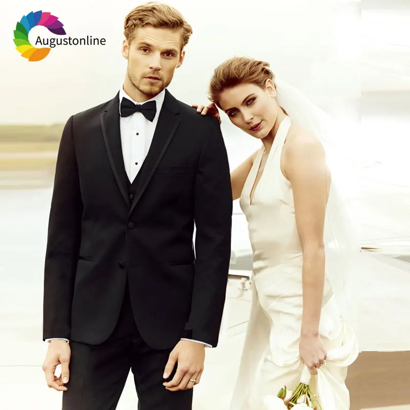 Black Beach Wedding Suits for Men Custom Made Best Man Blazers Suit Slim Fit Groom Tuxedos 3 Pieces Jacket Pants Vest Party
Black Beach Wedding Suits for Men Custom Made Best Man Blazers Suit Slim Fit Groom Tuxedos 3 Pieces Jacket Pants Vest Party