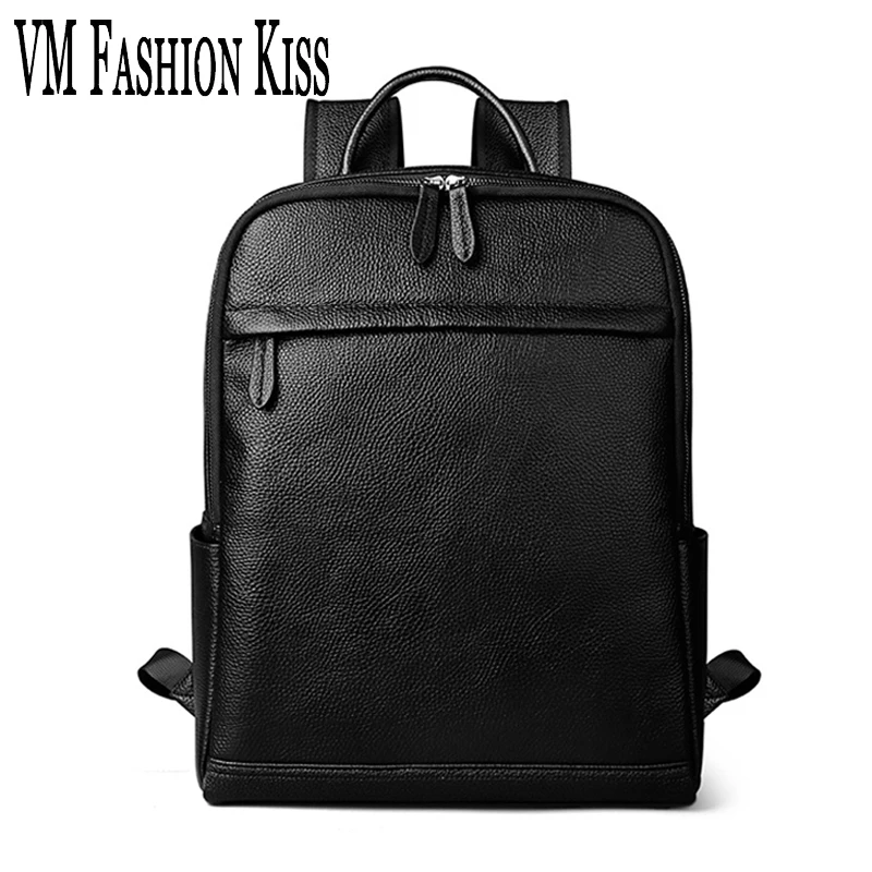 VM FASHION KISS Brand Waterproof Backpack Men Genuine Leather Business Laptop Bag Backpacking Men's Backpacks For Teenager Male
VM FASHION KISS Brand Waterproof Backpack Men Genuine Leather Business Laptop Bag Backpacking Men's Backpacks For Teenager Male