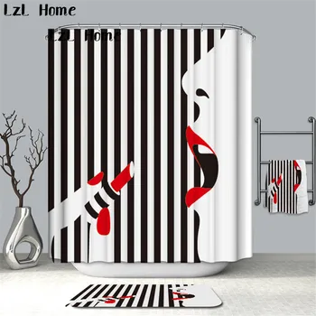 LzL Home High Quality Waterproof Sexy Woman Shower Curtain With Hooks Sexy Girl Portrait Bathroom Curtians For Home Decor Gift
LzL Home High Quality Waterproof Sexy Woman Shower Curtain With Hooks Sexy Girl Portrait Bathroom Curtians For Home Decor Gift