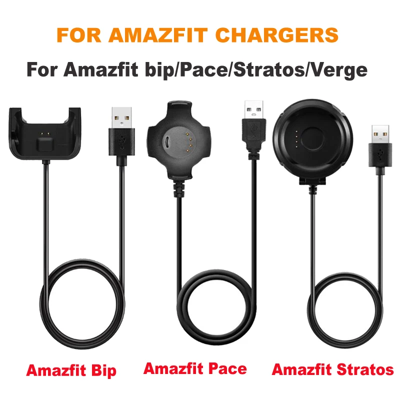 

20PCS Charger Cables For Amazfit Bip/Pace /Stratos /Stratos 2s/Verge For Xiaomi Huami Amazfit Bip Charger Smartwatch Accessories