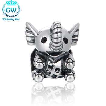 Silver Jewelry Elephant Charm Bead Vintage Animal Charm For Girls Bracelet Fashion Jewelry Making Brand 925 Sterling
Silver Jewelry Elephant Charm Bead Vintage Animal Charm For Girls Bracelet Fashion Jewelry Making Brand 925 Sterling