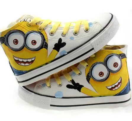 Children Shoes High Hand Painted Boys Girls Canvas Sport Shoes Despicable Me Minions Children Sneakers Casual Kids Sport boots
Children Shoes High Hand Painted Boys Girls Canvas Sport Shoes Despicable Me Minions Children Sneakers Casual Kids Sport boots