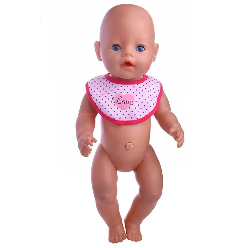LUCKDOLL High-Quality Bib Fit 18 Inch American 43cm Baby Doll Clothes Accessories,Girls Toys,Generation,Birthday Gift
LUCKDOLL High-Quality Bib Fit 18 Inch American 43cm Baby Doll Clothes Accessories,Girls Toys,Generation,Birthday Gift