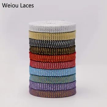 Weiou Wavy Gold Silver Glitter Shoe Laces Fun Flat Sparkle Replacement Dual Tone Shoelaces Metallic Yarn Unique Bootlaces DIY
Weiou Wavy Gold Silver Glitter Shoe Laces Fun Flat Sparkle Replacement Dual Tone Shoelaces Metallic Yarn Unique Bootlaces DIY
