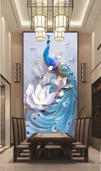 Custom Any Size 3D Mural Wallpaper Elegant Blue Size Peacock Interior Indoor Wall Decoration Mural Wallpaper
Custom Any Size 3D Mural Wallpaper Elegant Blue Size Peacock Interior Indoor Wall Decoration Mural Wallpaper