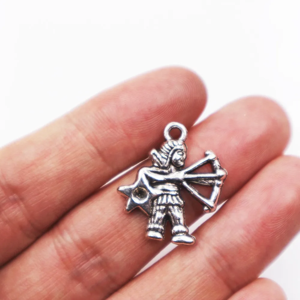15pcs Assorted Antiqued silver Zodiac charms twelve constellations Sagittarius charms Metal sign pendant
15pcs Assorted Antiqued silver Zodiac charms twelve constellations Sagittarius charms Metal sign pendant