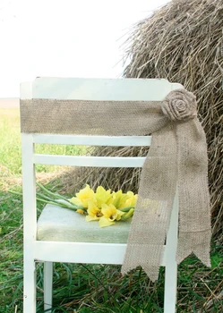6pcs/lot Rustic Wedding Chair Burlap Jute decorative Bow simple burlap rose Chair Decoration DIY Wedding
6pcs/lot Rustic Wedding Chair Burlap Jute decorative Bow simple burlap rose Chair Decoration DIY Wedding
