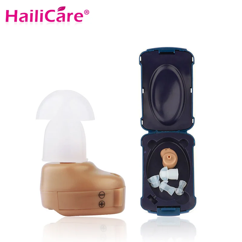Mini Hearing Aid In-ear Sound Enhancement Digital Best Invisible Deaf Volume Sound Amplifier Ear Aid Adjustable Tone Ear Plug
Mini Hearing Aid In-ear Sound Enhancement Digital Best Invisible Deaf Volume Sound Amplifier Ear Aid Adjustable Tone Ear Plug