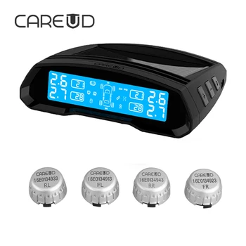 CAREUD TPMS Universal Tyre Pressure Monitor 4 Standard External Sensors Solar and USB Port Double Way Car Electronics TPMS Solar
CAREUD TPMS Universal Tyre Pressure Monitor 4 Standard External Sensors Solar and USB Port Double Way Car Electronics TPMS Solar
