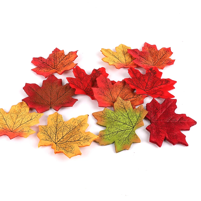 100pcs Maple Leaves Plastic Artificial Flowers Autumn Style For Home Party Wedding Decoration Simulation Leaf Photography Props
100pcs Maple Leaves Plastic Artificial Flowers Autumn Style For Home Party Wedding Decoration Simulation Leaf Photography Props
