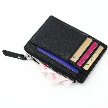 Womens Men Leather Small Mini Wallet Card Holder Zip Coin Purse Handbag Fashion Multi-layer Coin Purses Mini Slim Card Wallet
Womens Men Leather Small Mini Wallet Card Holder Zip Coin Purse Handbag Fashion Multi-layer Coin Purses Mini Slim Card Wallet