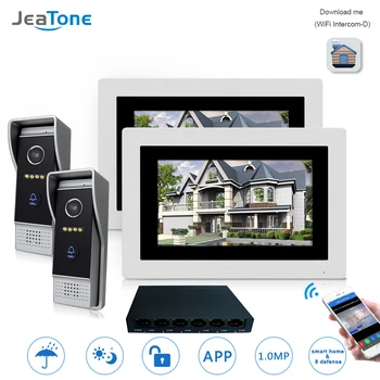 7'' WIFI IP Video Door Phone Intercom Wireless Door Bell Speaker Access Control System Touch Screen Motion Detection 2 Apartment
7'' WIFI IP Video Door Phone Intercom Wireless Door Bell Speaker Access Control System Touch Screen Motion Detection 2 Apartment