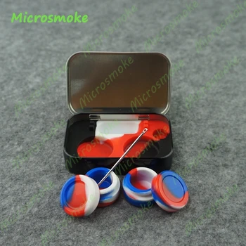 Eco-friendly Customized Silicone Rubber Storage Container With lid 5ml Small Silicone Jars Dab Wax Container Tin Kit Set
Eco-friendly Customized Silicone Rubber Storage Container With lid 5ml Small Silicone Jars Dab Wax Container Tin Kit Set