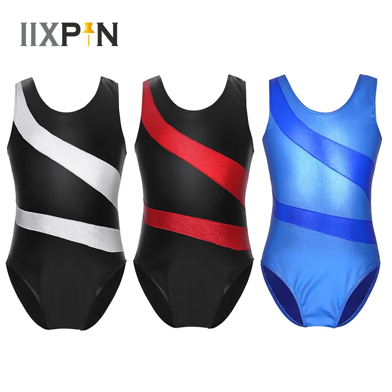 IIXPIN Girls Ballet Leotards Kids Dance Costumes Wide Shoulder Straps Splice Glittery Ballet Dance Gymnastics Leotard Jumpsuit
IIXPIN Girls Ballet Leotards Kids Dance Costumes Wide Shoulder Straps Splice Glittery Ballet Dance Gymnastics Leotard Jumpsuit