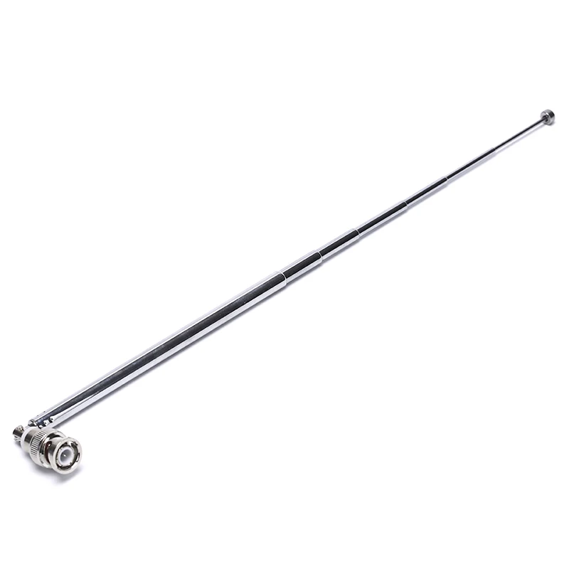 765mm Telescopic Antenna Q9 BNC Connector Portable FM Radio Scanner VHF UHF TW
