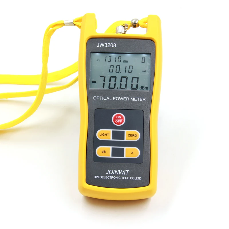 JW3208A Handheld Optical Power Meter with FC SC ST Connector
JW3208A Handheld Optical Power Meter with FC SC ST Connector