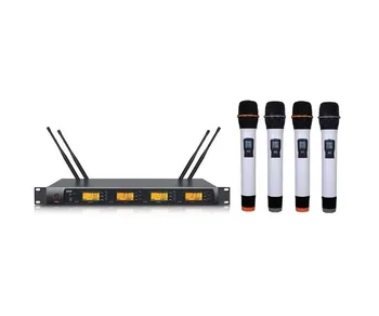 profesional 4 Channels UHF Wireless Handheld Karaoke Microphone System For Speech
profesional 4 Channels UHF Wireless Handheld Karaoke Microphone System For Speech