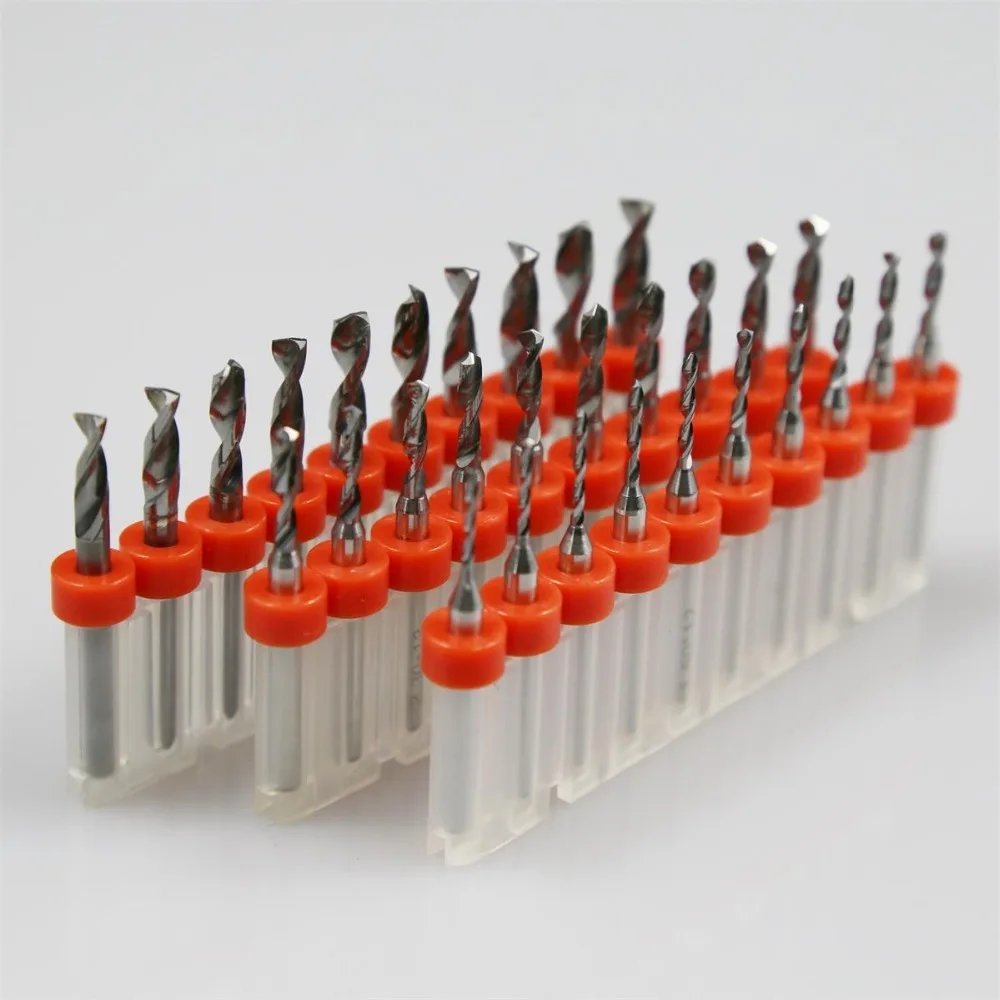 10pcs/set 0.10mm to 3.00mm PCB mini drill Bit tungsten steel carbide for print circuit board cnc drill Bits Machine drilling
10pcs/set 0.10mm to 3.00mm PCB mini drill Bit tungsten steel carbide for print circuit board cnc drill Bits Machine drilling