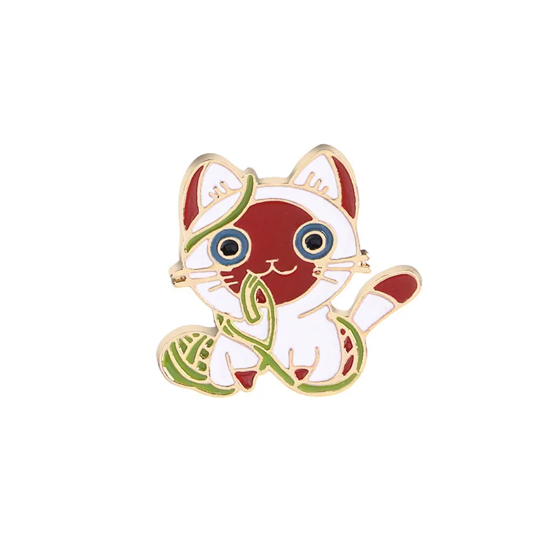 Cartoon Animals Brooches Wool Cat Enamel Pin for Girls Lapel Pin Hat/bag Pins Denim Jacket Shirt Women Brooch Badge Q1299
Cartoon Animals Brooches Wool Cat Enamel Pin for Girls Lapel Pin Hat/bag Pins Denim Jacket Shirt Women Brooch Badge Q1299