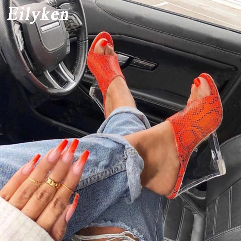 Eilyken Fashion Serpentine Fluorescent green Orange Women Slippers Sexy Transparent Crystal Wedge heels Party Slippers Shoes
Eilyken Fashion Serpentine Fluorescent green Orange Women Slippers Sexy Transparent Crystal Wedge heels Party Slippers Shoes