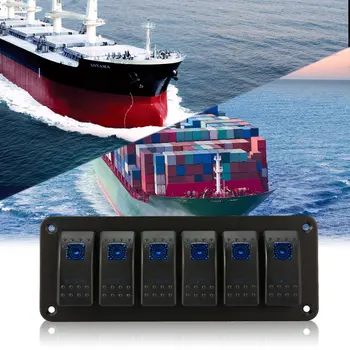 6 Gang 12v/24v Rocker Switch for Car Marine Boat Circuit Breakers Overload Protected LED Light Rocker Switch Panel Circuit
6 Gang 12v/24v Rocker Switch for Car Marine Boat Circuit Breakers Overload Protected LED Light Rocker Switch Panel Circuit