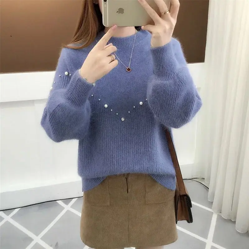 Winter Women Sweaters 2018 Fshion Streetwer O-neck Long Cashmere Mohair Badded Tops Pullovers Female Korean Knitted Jumpers
Winter Women Sweaters 2018 Fshion Streetwer O-neck Long Cashmere Mohair Badded Tops Pullovers Female Korean Knitted Jumpers
