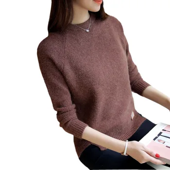 2018 Spring Women Sweater New Fashion O-neck Pullover Winter Knitted Basic Tops Irregular Loose Female Knitwear Outerwear F250
2018 Spring Women Sweater New Fashion O-neck Pullover Winter Knitted Basic Tops Irregular Loose Female Knitwear Outerwear F250