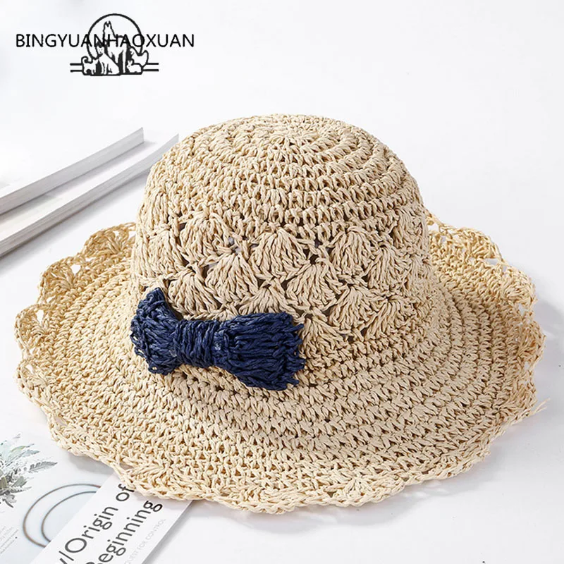 BINGYUANHAOXUAN Women Summer Large Foldable Hats Crochet Handmade Straw Hat Beach Sun Protection Female Sun Hat
BINGYUANHAOXUAN Women Summer Large Foldable Hats Crochet Handmade Straw Hat Beach Sun Protection Female Sun Hat