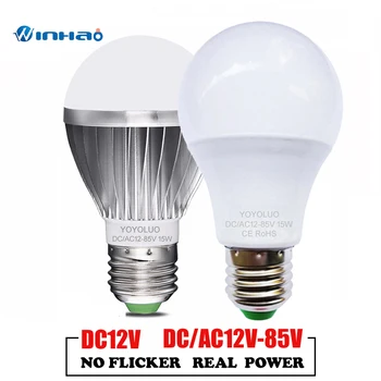 E27 LED Bulb Lights DC12V smd 2835chip lampada E27 lamp AC12V 24V 36V 9W 12W 15W spot bulb Led Light Bulbs for Outdoor Lighting
E27 LED Bulb Lights DC12V smd 2835chip lampada E27 lamp AC12V 24V 36V 9W 12W 15W spot bulb Led Light Bulbs for Outdoor Lighting