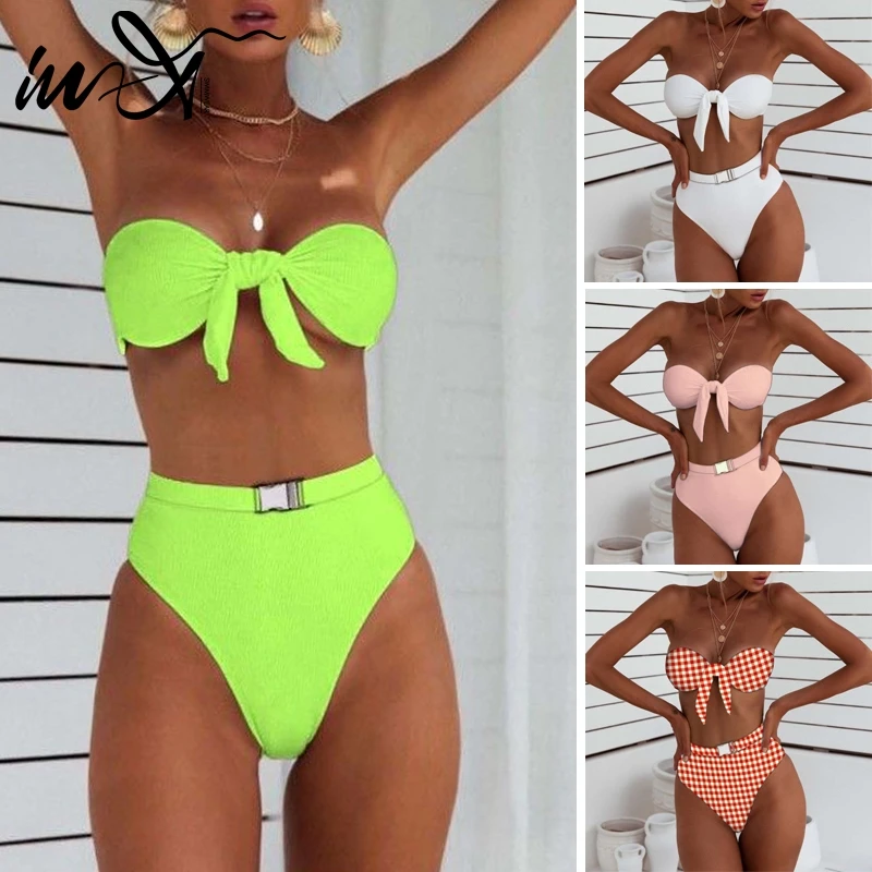In-X Neon bikini 2019 Separate swimsuits Micro sexy bikini set High waist swimwear women Buckle bathing suit for women Sports
In-X Neon bikini 2019 Separate swimsuits Micro sexy bikini set High waist swimwear women Buckle bathing suit for women Sports