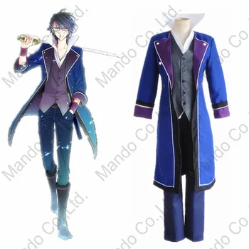 Japanese Anime K RETURN OF KINGS Fushimi Saruhiko Cosplay Costumes Halloween Party Blue Suits Coat + pants + vest + shirt 4pcs
Japanese Anime K RETURN OF KINGS Fushimi Saruhiko Cosplay Costumes Halloween Party Blue Suits Coat + pants + vest + shirt 4pcs