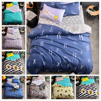 Alphabet 26 English Letters Pattern Blue Grey AB Side Duvet Cover Beddling Set 3/4 pcs Bed Linen Child Cotton Queen King Size 2m
Alphabet 26 English Letters Pattern Blue Grey AB Side Duvet Cover Beddling Set 3/4 pcs Bed Linen Child Cotton Queen King Size 2m