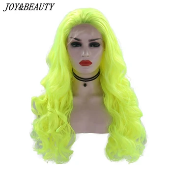 JOY&BEAUTY Light Green Synthetic Lace Front Wig 26inch Long Wave High Temperature Cosplay Wedding Party Daily Makeup Women Wig
JOY&BEAUTY Light Green Synthetic Lace Front Wig 26inch Long Wave High Temperature Cosplay Wedding Party Daily Makeup Women Wig