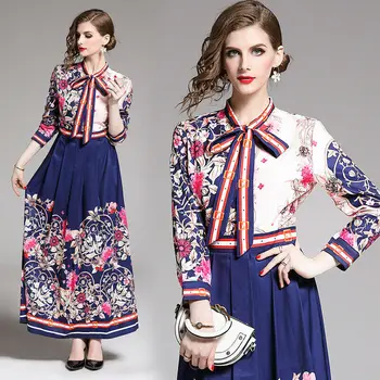 womens woman ladies Designer spring summer Vintage print Floral flower runway Slim A-Line party long maxi Swing Skater dress
womens woman ladies Designer spring summer Vintage print Floral flower runway Slim A-Line party long maxi Swing Skater dress