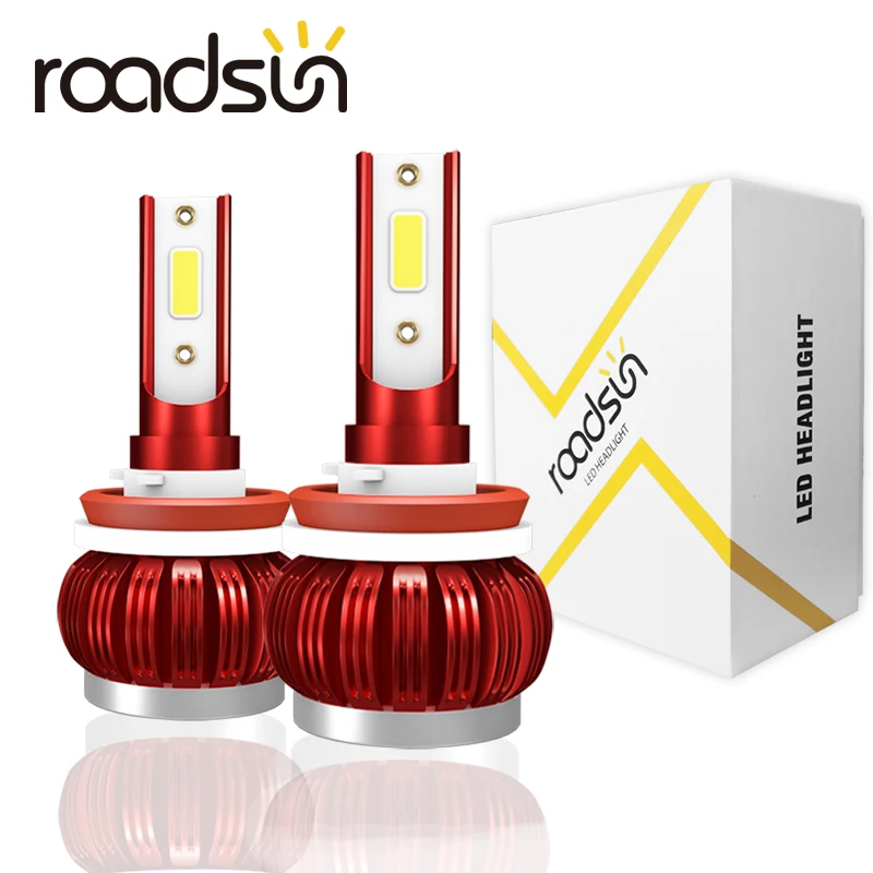 roadsun Car Light Bulbs LED H4 H7 H1 9005 9006 H11 35W 8000LM Auto Car Headlight Bulbs 6000K 12V 24V Headlamp COB Fog Light Bulb
roadsun Car Light Bulbs LED H4 H7 H1 9005 9006 H11 35W 8000LM Auto Car Headlight Bulbs 6000K 12V 24V Headlamp COB Fog Light Bulb