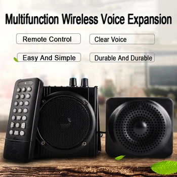 HIFI Wireless Teaching Voice amplifier Speaker Wireless Microphone Portable Handheld FM Megaphone for Tour Guide External Voice
HIFI Wireless Teaching Voice amplifier Speaker Wireless Microphone Portable Handheld FM Megaphone for Tour Guide External Voice