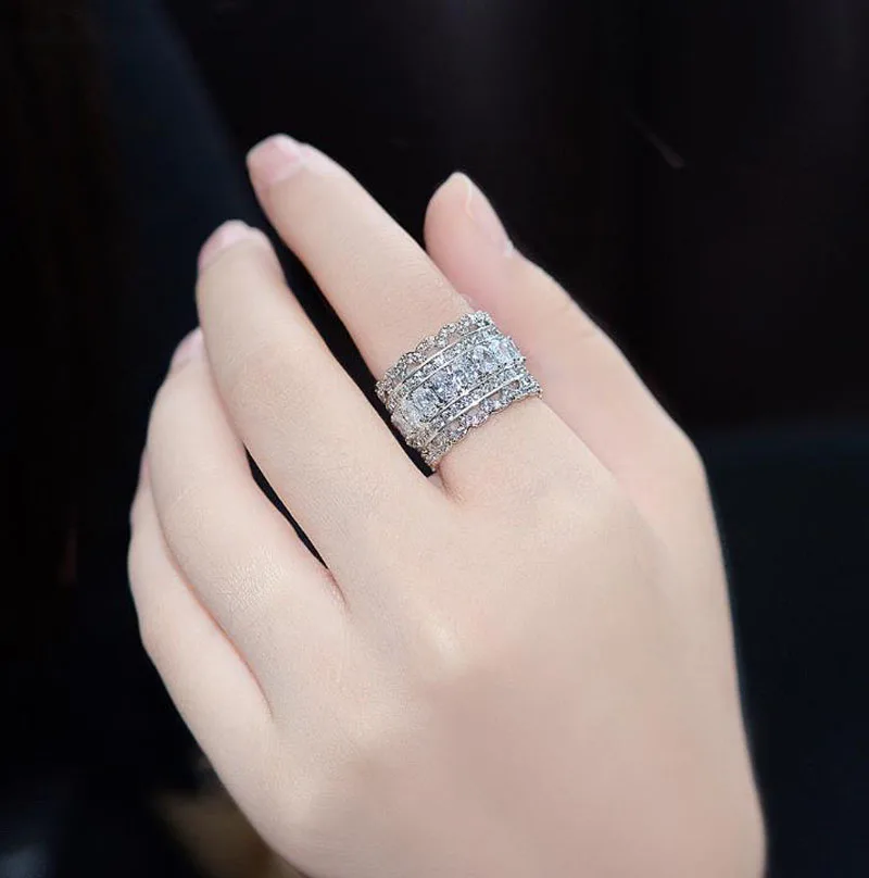 AAA+ Luxury Wide Knuckle Ring Full Circle Pave Premium Oval Cubic Zirconia Lace Silver Rings For Women Wedding Jewelry
AAA+ Luxury Wide Knuckle Ring Full Circle Pave Premium Oval Cubic Zirconia Lace Silver Rings For Women Wedding Jewelry