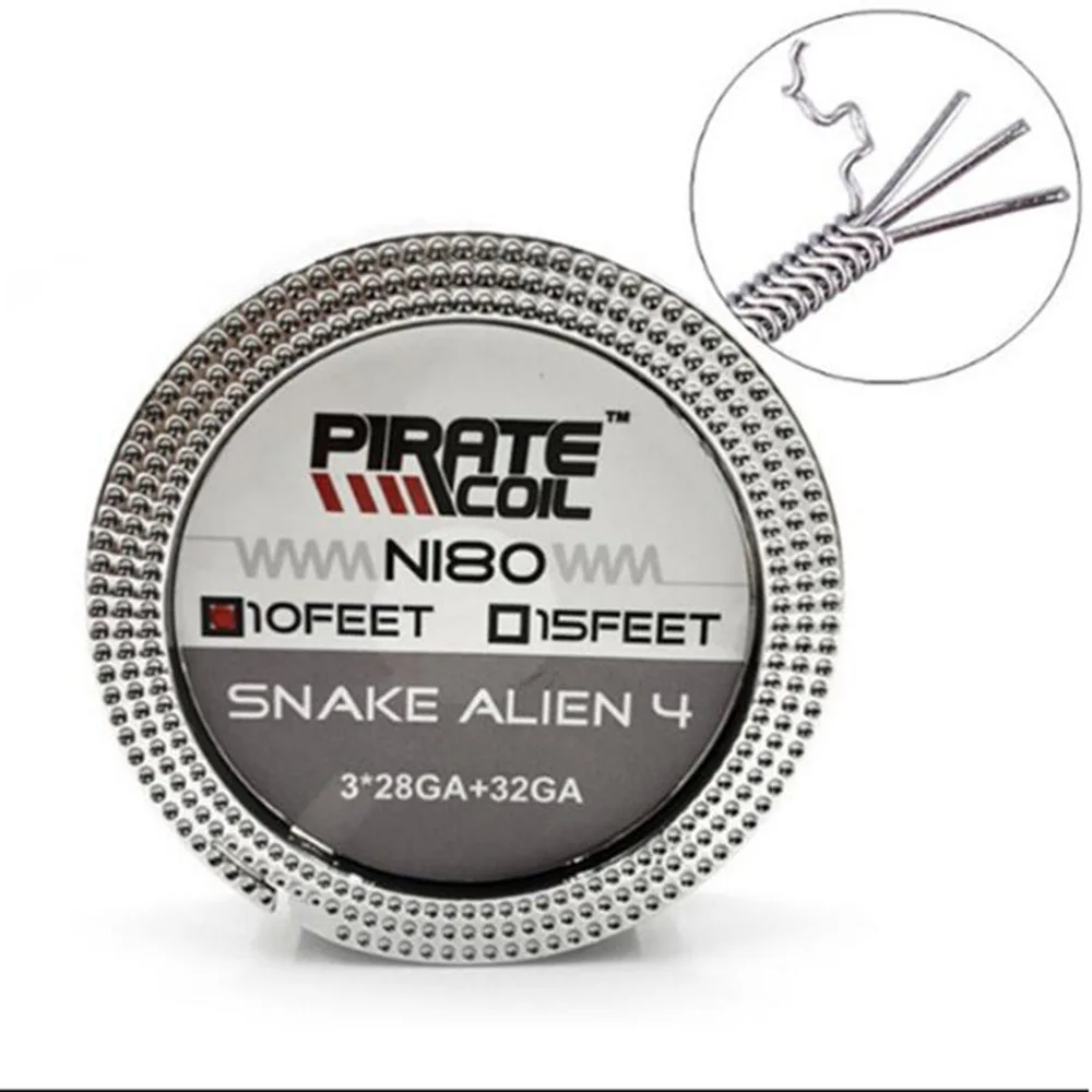 Staggered Fused Clapton Heating Wire A1 SS316L Ni80 Snake Alien V2 Flat Clapton Resistance Wire RDA Atomizer Coil Accessory
Staggered Fused Clapton Heating Wire A1 SS316L Ni80 Snake Alien V2 Flat Clapton Resistance Wire RDA Atomizer Coil Accessory