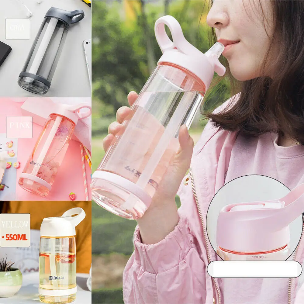 New Outdoor Water Bottle with Straw Sports Bottles Eco-friendly with Lid Hiking Camping Water Drinking Cup Leak Proof Water Cup
New Outdoor Water Bottle with Straw Sports Bottles Eco-friendly with Lid Hiking Camping Water Drinking Cup Leak Proof Water Cup