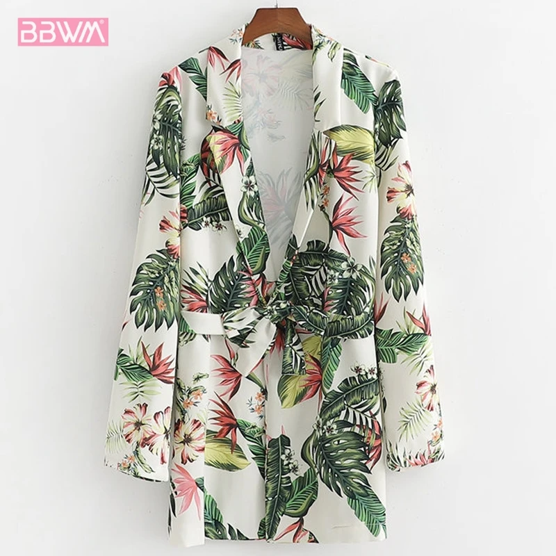 2019 summer new women's casual line bandwidth pine flower print thin section sun protection clothing Waist fashion coat
2019 summer new women's casual line bandwidth pine flower print thin section sun protection clothing Waist fashion coat