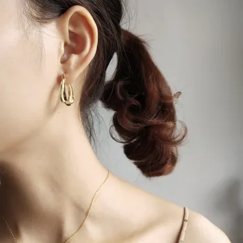 Amaiyllis Minimalist 925 Sterling Silver Moroccan Style Irregular Earrings Gold Color Hollow Earrings For Women Girls Jewelry
Amaiyllis Minimalist 925 Sterling Silver Moroccan Style Irregular Earrings Gold Color Hollow Earrings For Women Girls Jewelry