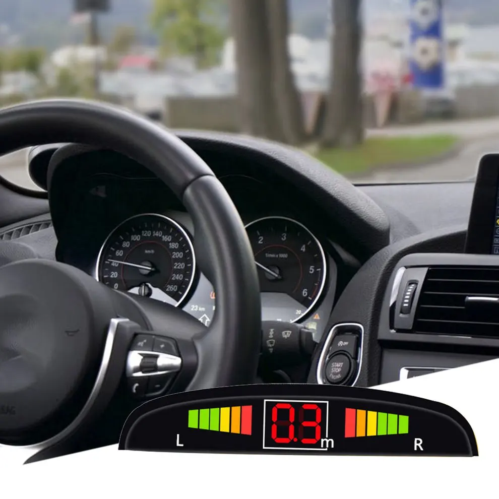 LED Reversing Radar Crescent Buzzer 4 Probe Car LED Screen Blind Spot Detection System Parktronic Sensors Detection
LED Reversing Radar Crescent Buzzer 4 Probe Car LED Screen Blind Spot Detection System Parktronic Sensors Detection