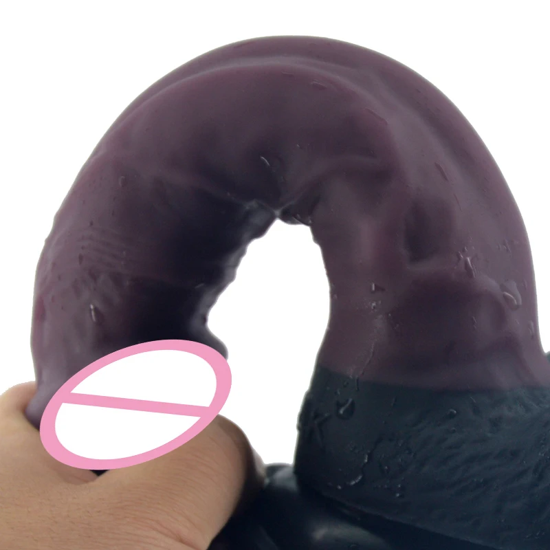 Silicone Solid Penis Realistic Dildo Suction Cup Sex Toys For Couple Flirtation Woman Insert Vagina To Promote Climax Full