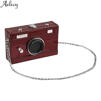 Aelicy Woman Features Retro Camera Leather Small Flap Bag Weird Chains Mini Crossbody Messenger Bags Bolsos De Compras De Cuero
Aelicy Woman Features Retro Camera Leather Small Flap Bag Weird Chains Mini Crossbody Messenger Bags Bolsos De Compras De Cuero