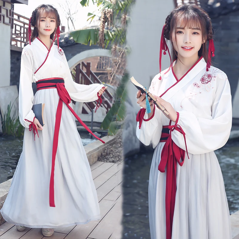 Hanfu female improvement martial arts style costume fairy fairy elegant fresh and elegant ancient Chinese style suit
Hanfu female improvement martial arts style costume fairy fairy elegant fresh and elegant ancient Chinese style suit